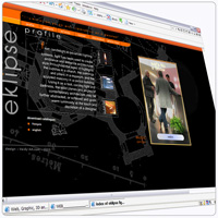 web site design - Eklipse Architectural Lighting 2002-2005